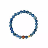 Kyanite & Tiger Eye Beaded Bracelet
