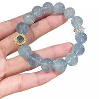Aquamarine Crystal Bracelet – Elegant Good Luck Jewelry for Women