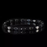 Hematite Beaded Bracelet – Matte Steel Style for Men (4mm)