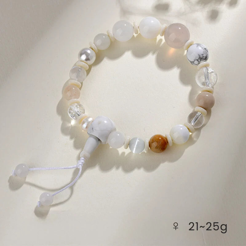 Multigem Crystal Bracelet – Five Elements Balance Energy for Unisex